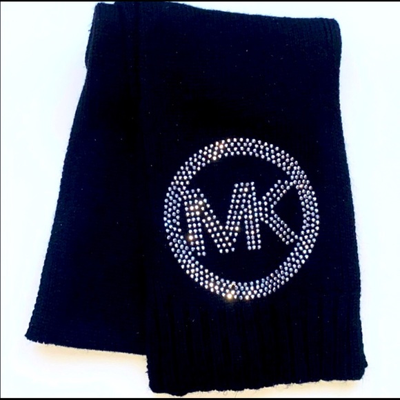 Michael Kors Accessories - Michael Kors Black Bling Studded Scarf